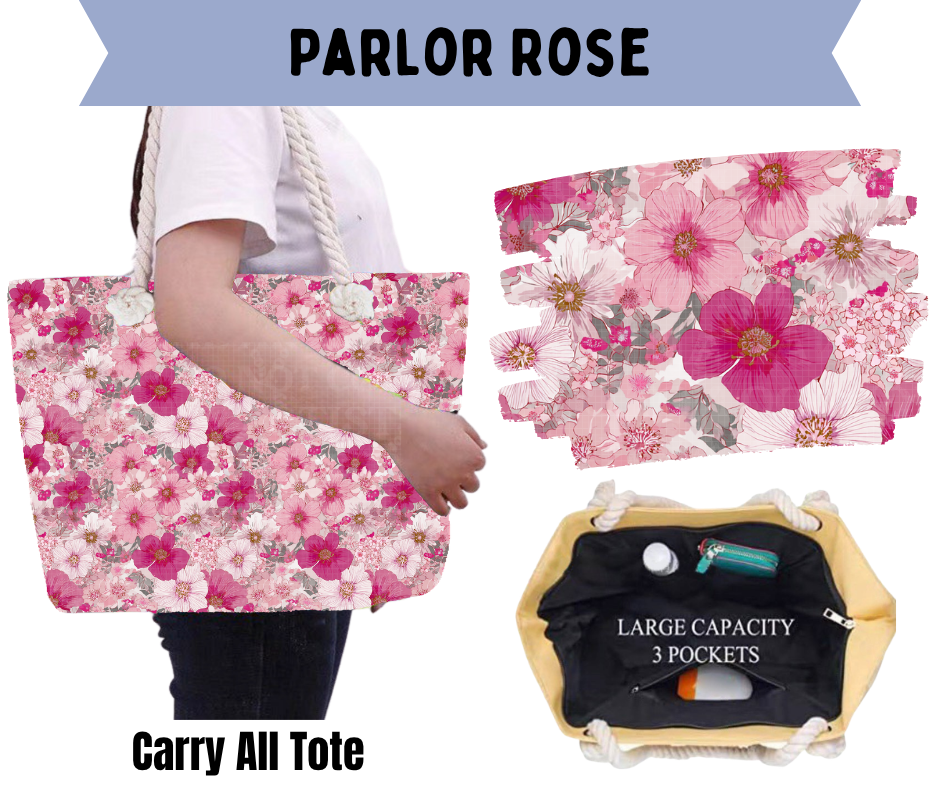 Parlor Rose Carry All Tote