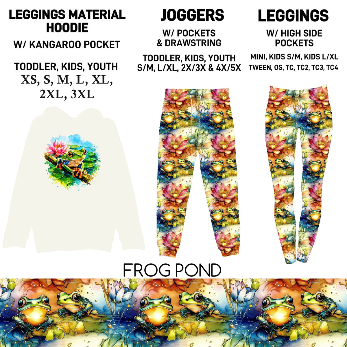 302BT - Frog Pond Leggings Material Hoodie/Leggings/Full Joggers - Preorder Due 10/25 ETA: Late Dec
