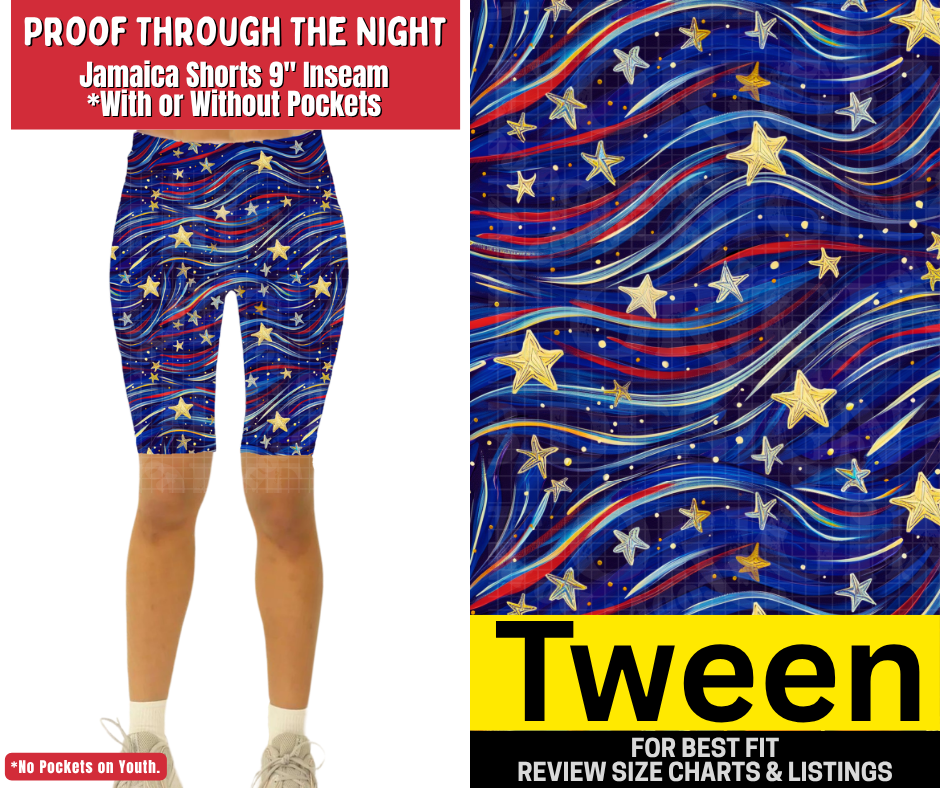 Proof Through The Night Jamaica Shorts w/ Pockets