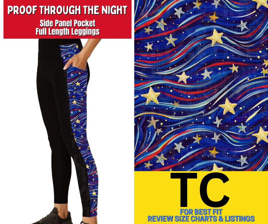 Proof Through The Night Side Panel Pocket Full Length Leggings