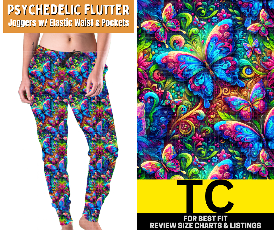 Psychedelic Flutter Joggers