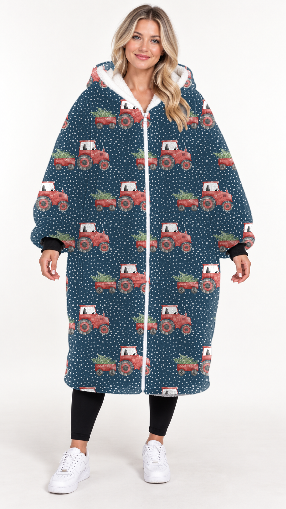 RED TRACTOR-HOODIE BLANKET PREORDER-CLOSING 9/20