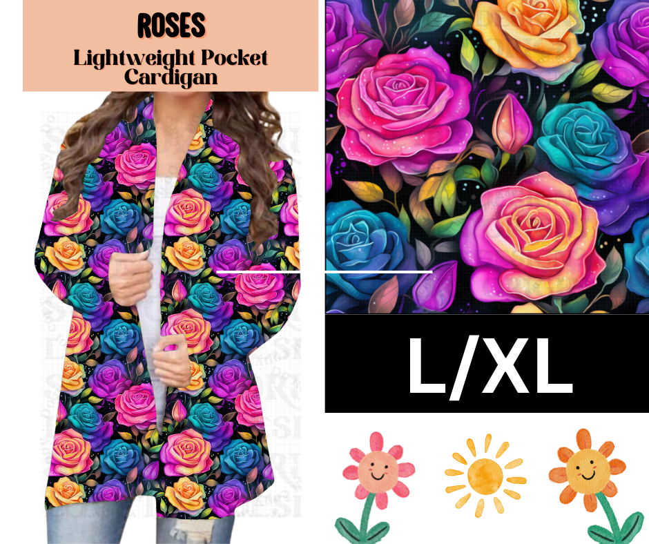 Roses Pocket Cardigan