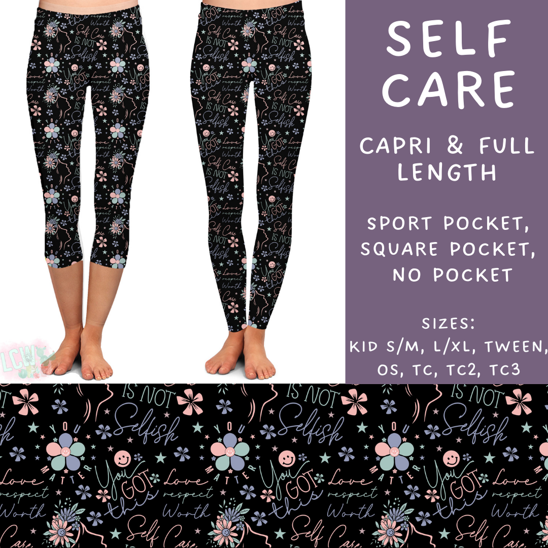 Read to Ship Self Care Leggings Sport Pockets OS