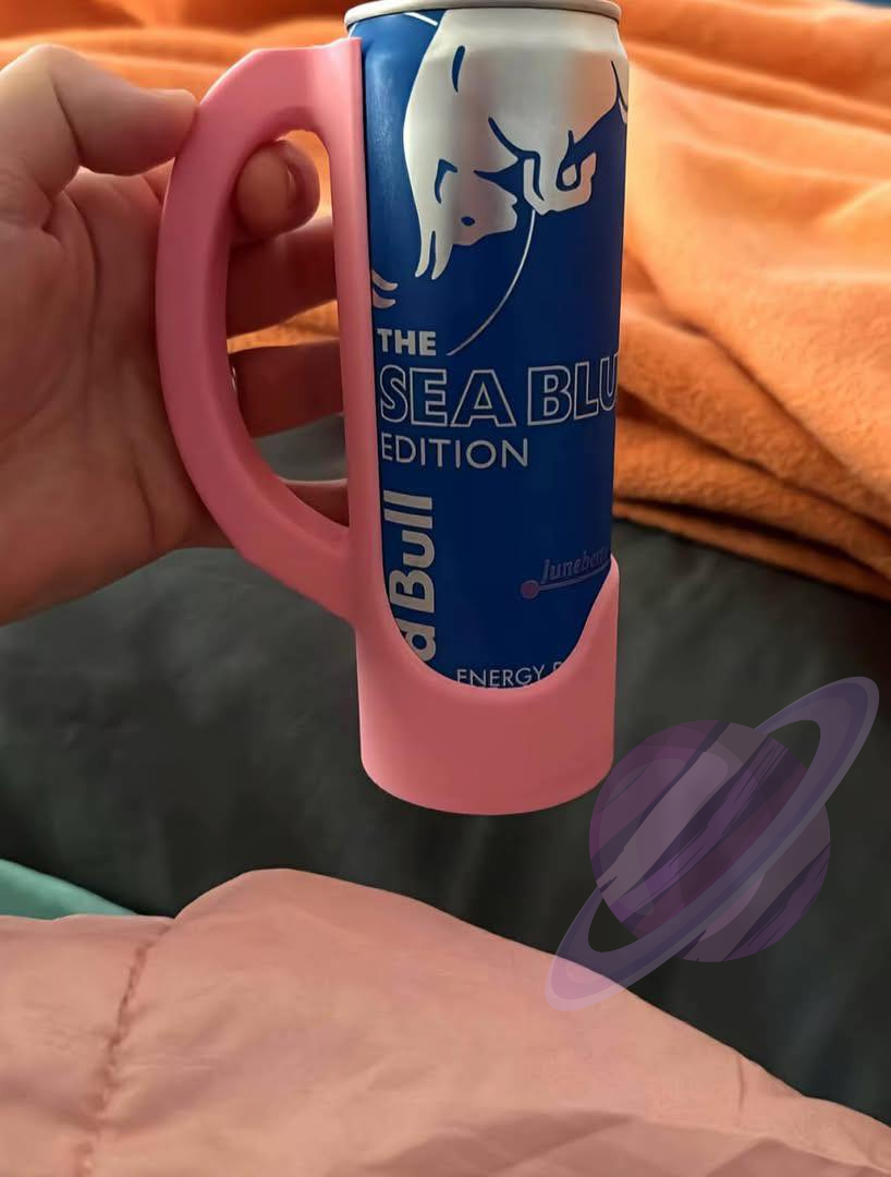 ENERGY DRINK CUP HOLDER WITH HANDLE