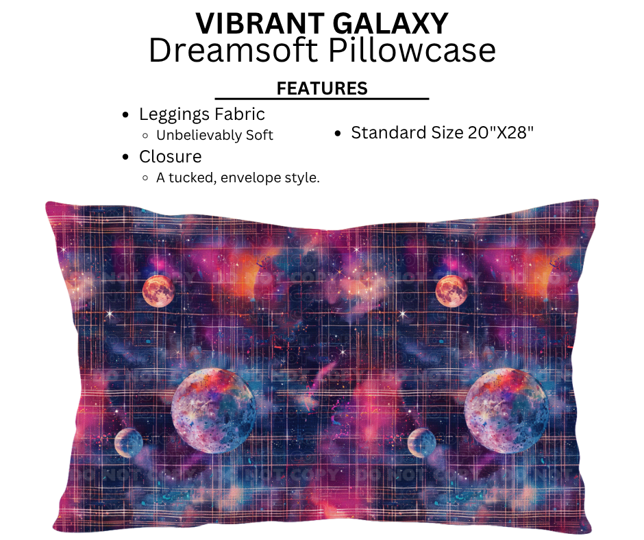 Vibrant Galaxy Dreamsoft Pillowcases