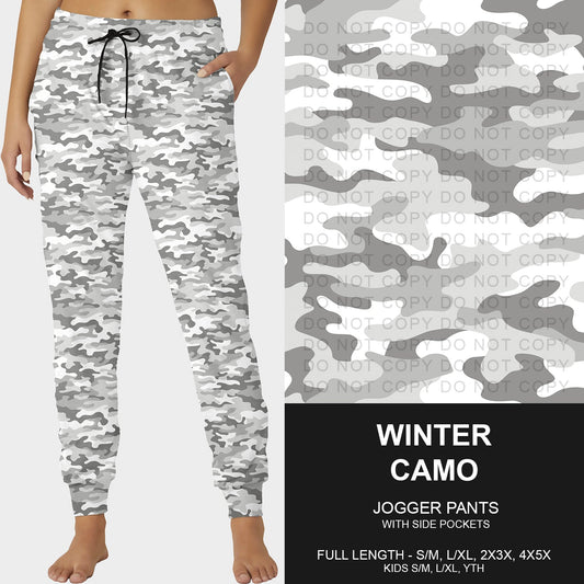 B251 - Preorder Winter Camo Joggers (Closes 9/14. ETA mid Nov.)