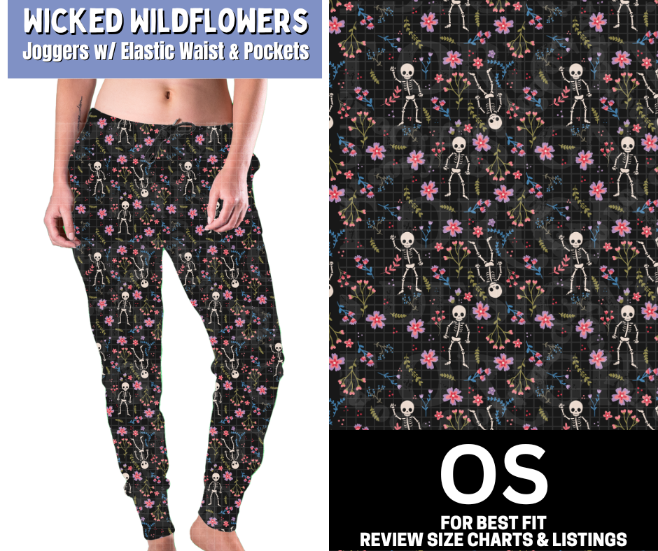 Wicked Wildflowers Joggers