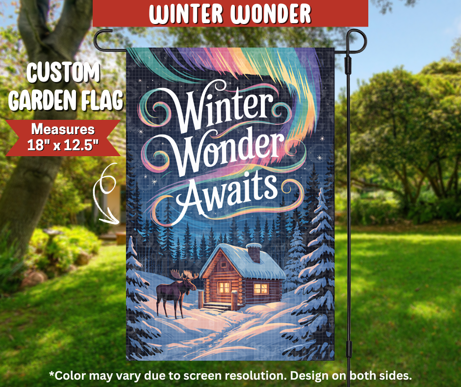 Winter Wonder Garden Flag