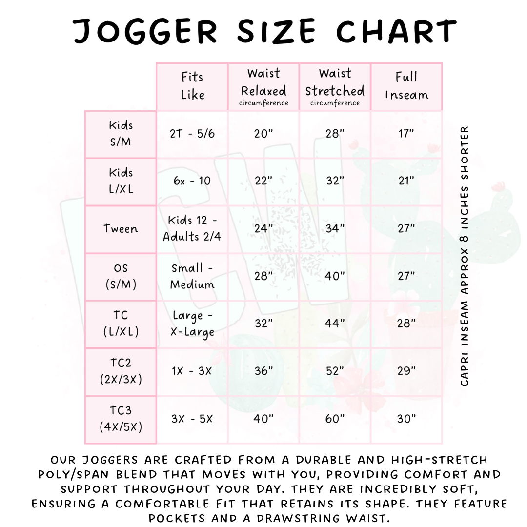 Ready To Ship - Curious - Full Length Joggers TC - Capri Joggers TC2