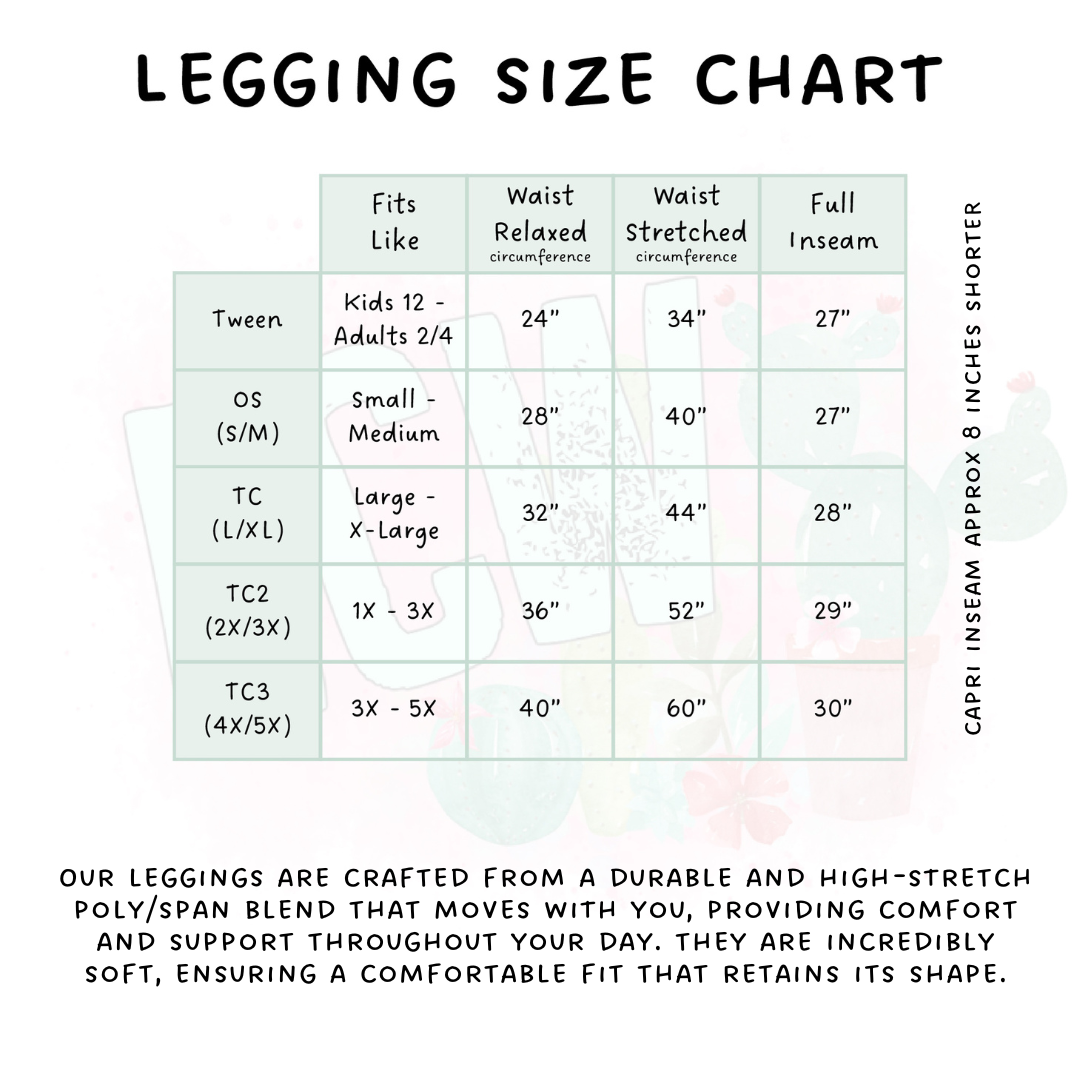 Ready To Ship - Boo Long Dog Panel Pocket Full Length Leggings - TC2