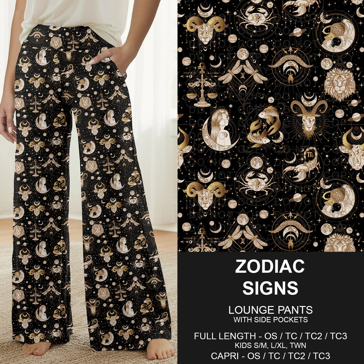 B316 - Preorder Zodiac Signs Lounge Pants (Closes 10/11. ETA: mid Dec.)