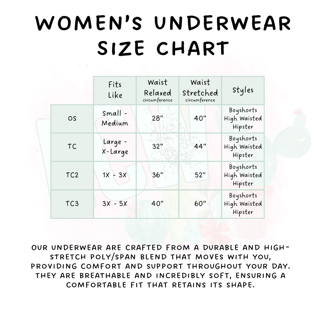 Ready To Ship - Scare Bears Women's Underwear - OS High Waist