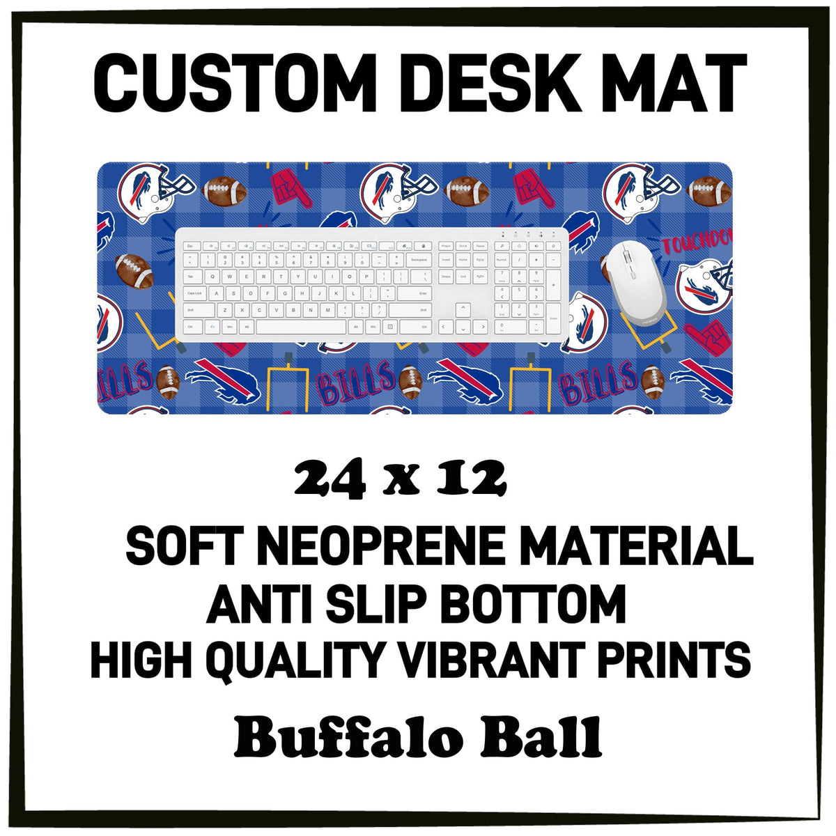 5DSK - Buffalo Ball Desk Mat - Preorder Due 10/21 ETA: Mid-Dec