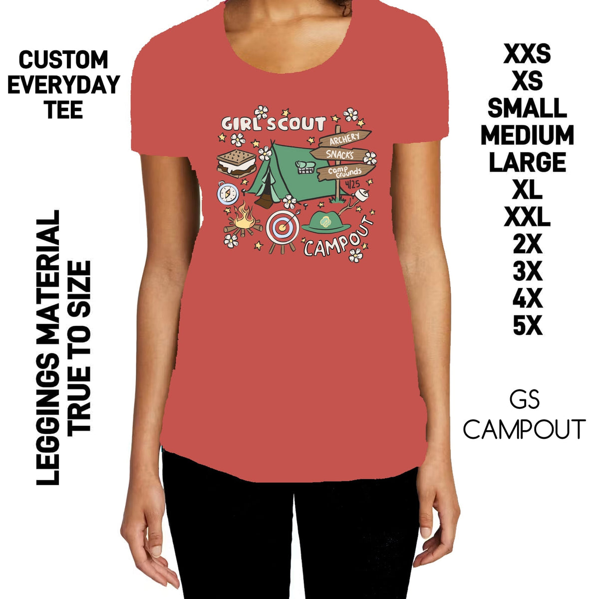 302BT - GS Campout Everyday Tee - Preorder Due 10/25 ETA: Late Dec