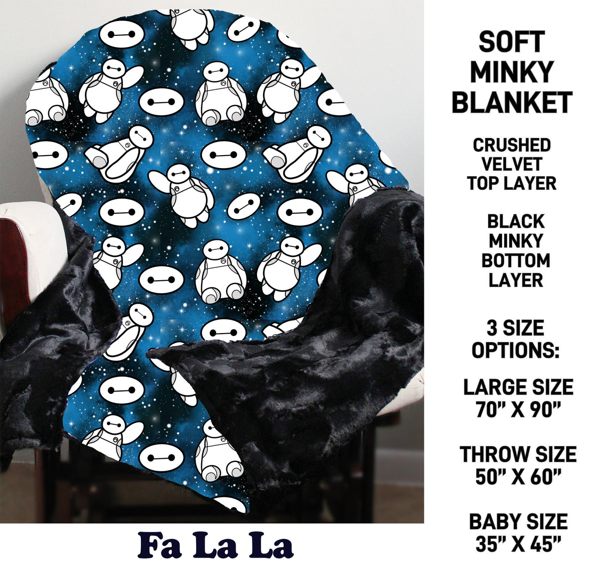 MN8K - Fa La La Minky Blanket - Preorder Due 10/18 ETA: Early Dec
