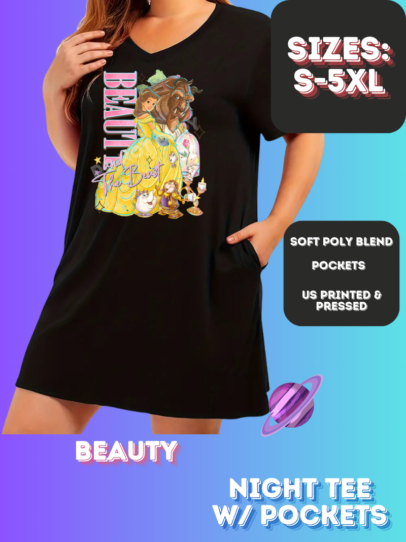 BEAUTY - SLEEP SHIRT - PREORDER CLOSING 4/15