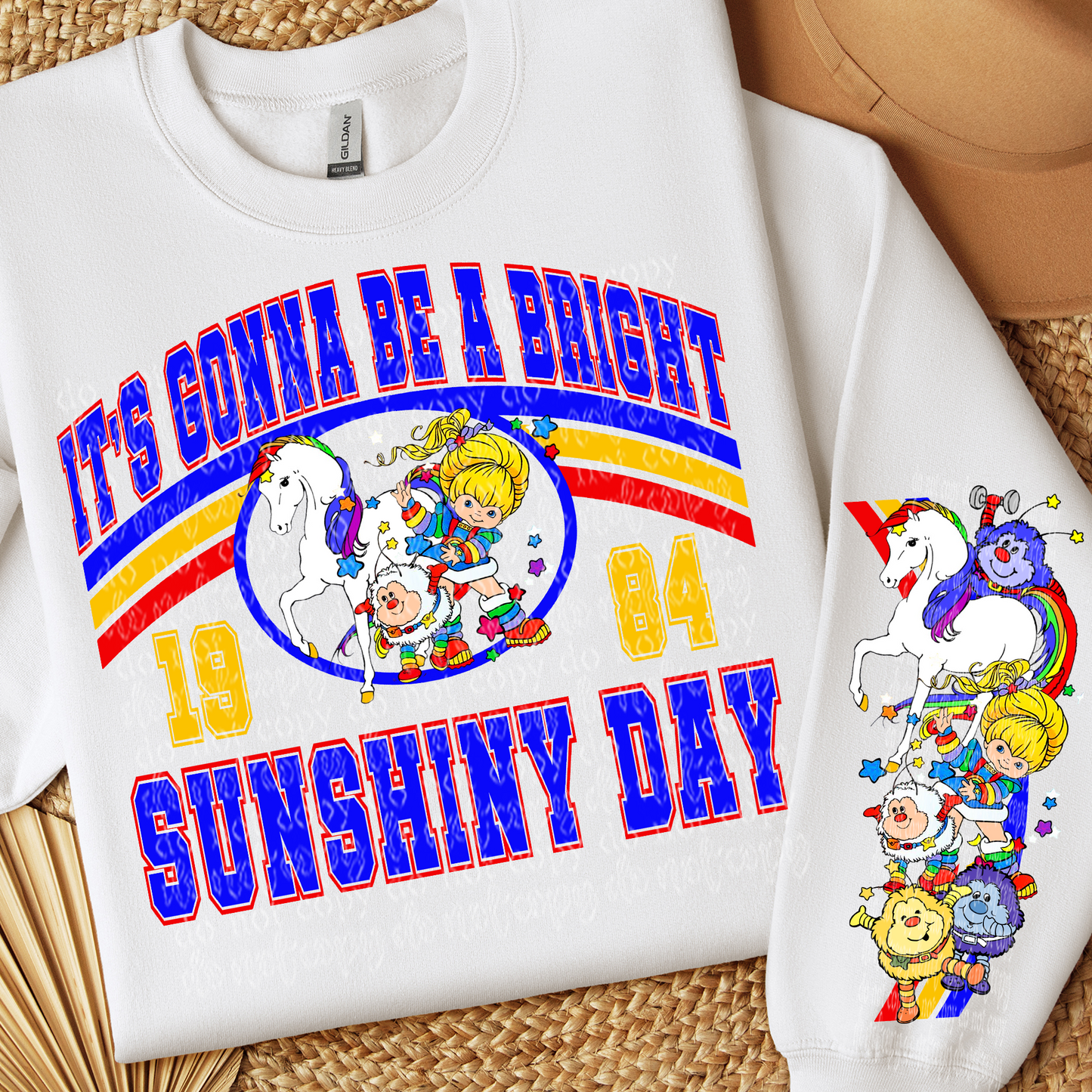RB SWEATSHIRT W/ SLEEVE PRINT