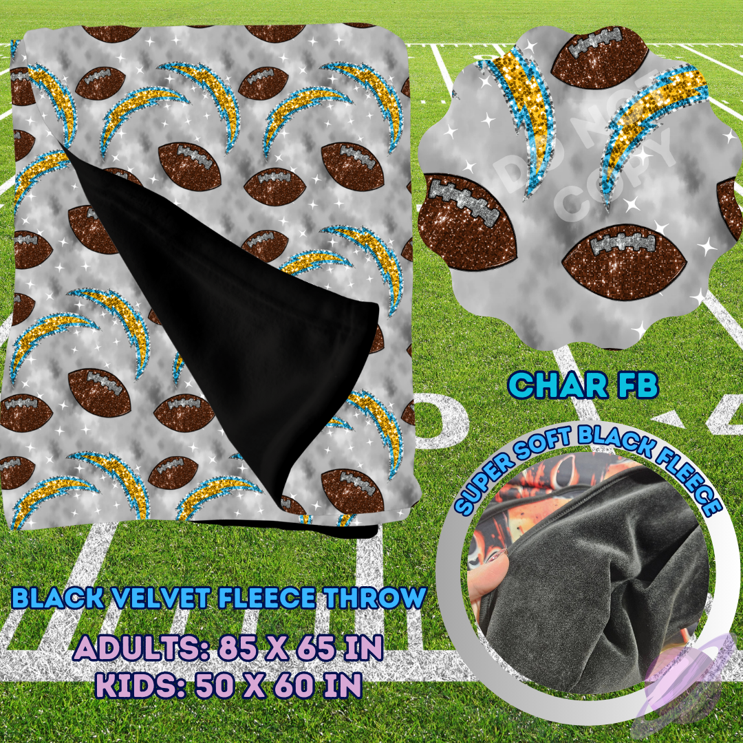 CHAR FB-SEQUIN THROW BLANKET RUN-SOFT CLOSE 8/9-HARD CLOSE 8/11