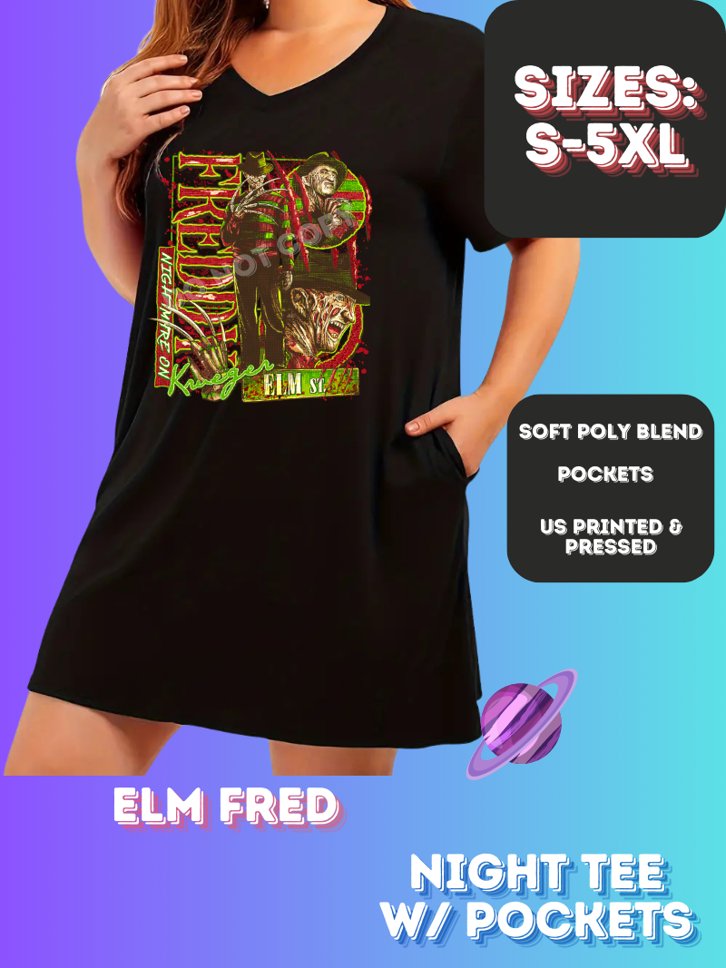 ELM FRED - SLEEP SHIRT - PREORDER CLOSING 4/15