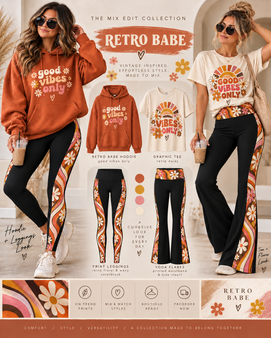 RETRO BABE-LEGGINGS-MIX EDIT PREORDER CLOSING 10/30