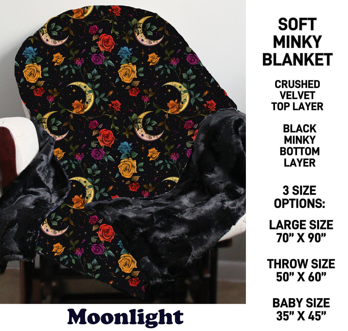 MN8K - Moonlight Minky Blanket - Preorder Due 10/18 ETA: Early Dec
