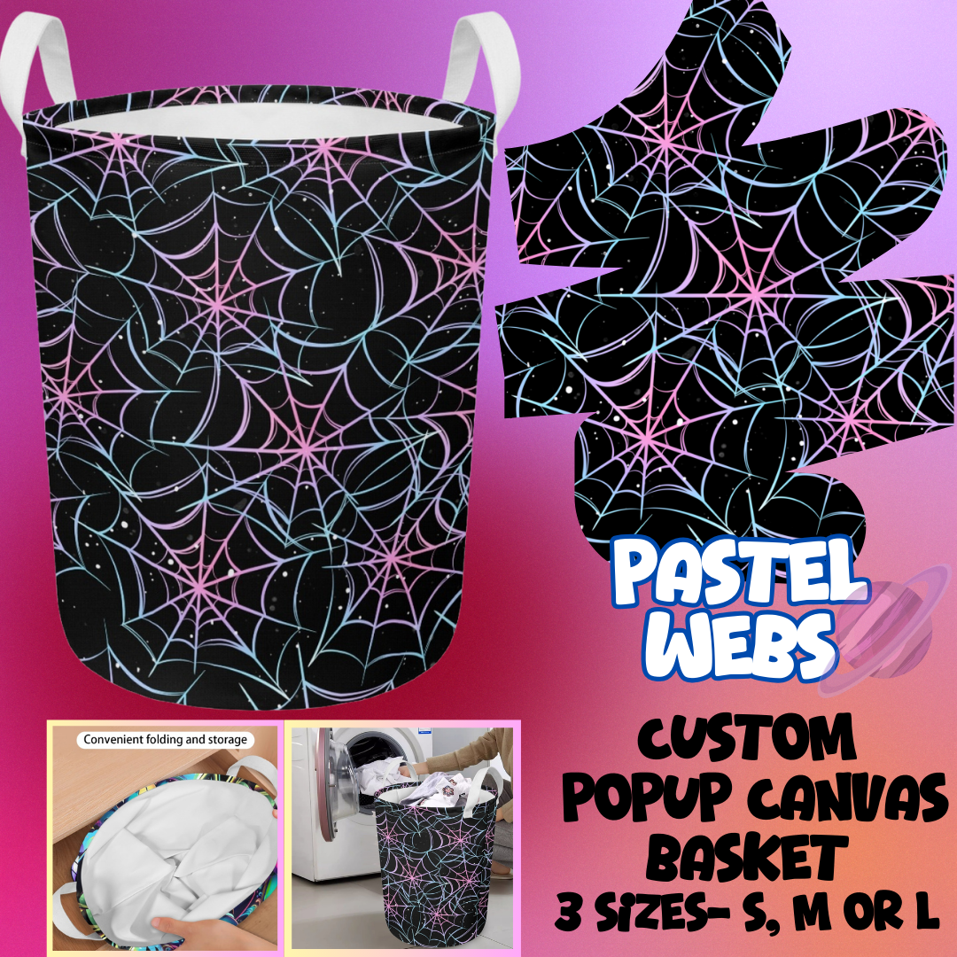 PASTEL WEBS- STORAGE BASKETS 6- PREORDER CLOSING 5/4