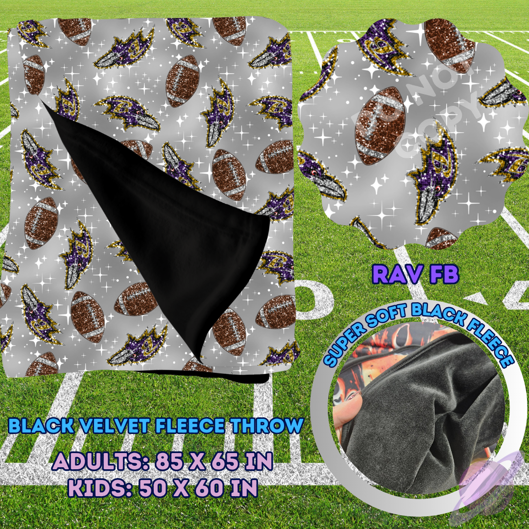 RAV FB-SEQUIN THROW BLANKET RUN-SOFT CLOSE 8/9-HARD CLOSE 8/11