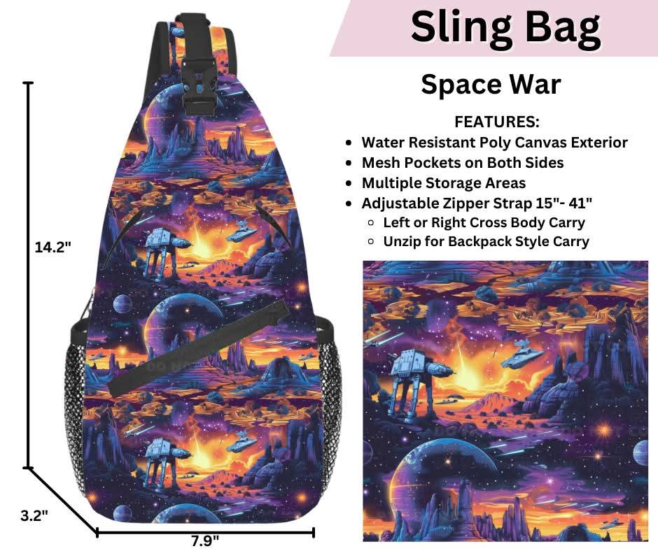 Space War Sling Bag