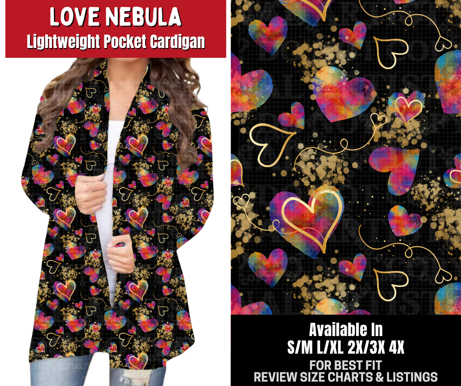 Preorder! Closes 10/26. ETA Jan. Love Nebula Pocket Cardigan