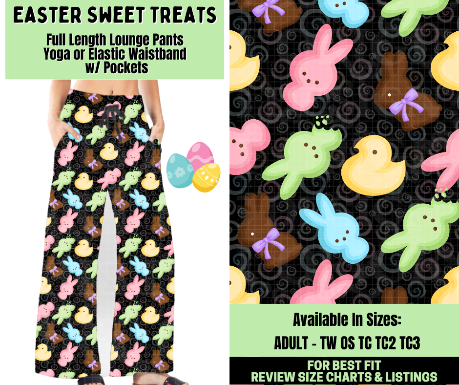 Preorder! Closes 1/19. ETA April. Easter Sweet Treat Full Length Lounge Pants