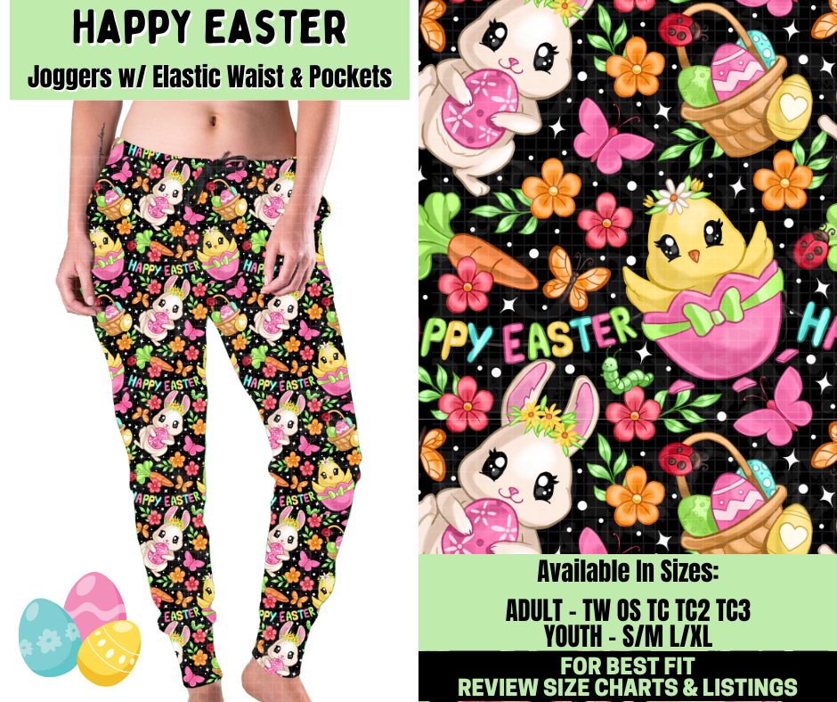 Preorder! Closes 1/19. ETA April. Happy Easter Joggers