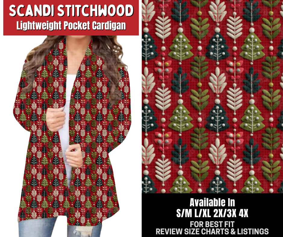 Preorder! Closes 8/31. ETA Dec. Scandi Stitchwood Cardigan