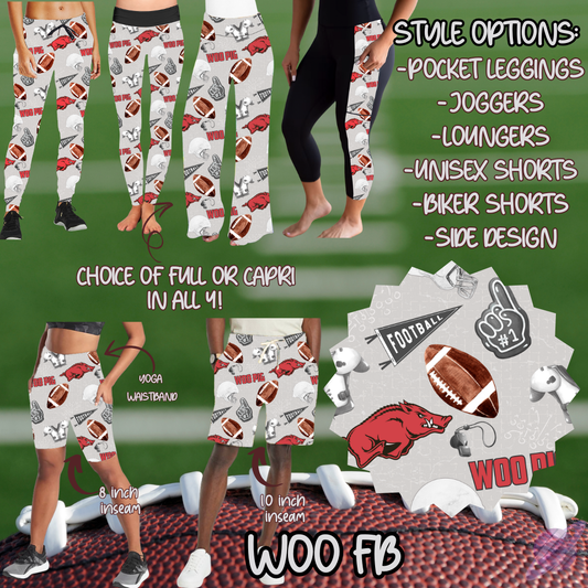 GAME DAY-WOO FB-6 STYLE BOTTOMS-PREORDER CLOSING 9/8