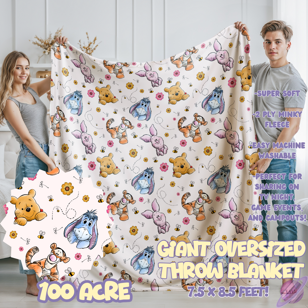 100 ACRE- GIANT SHAREABLE THROW BLANKETS ROUND 12-PREORDER CLOSING 3/2