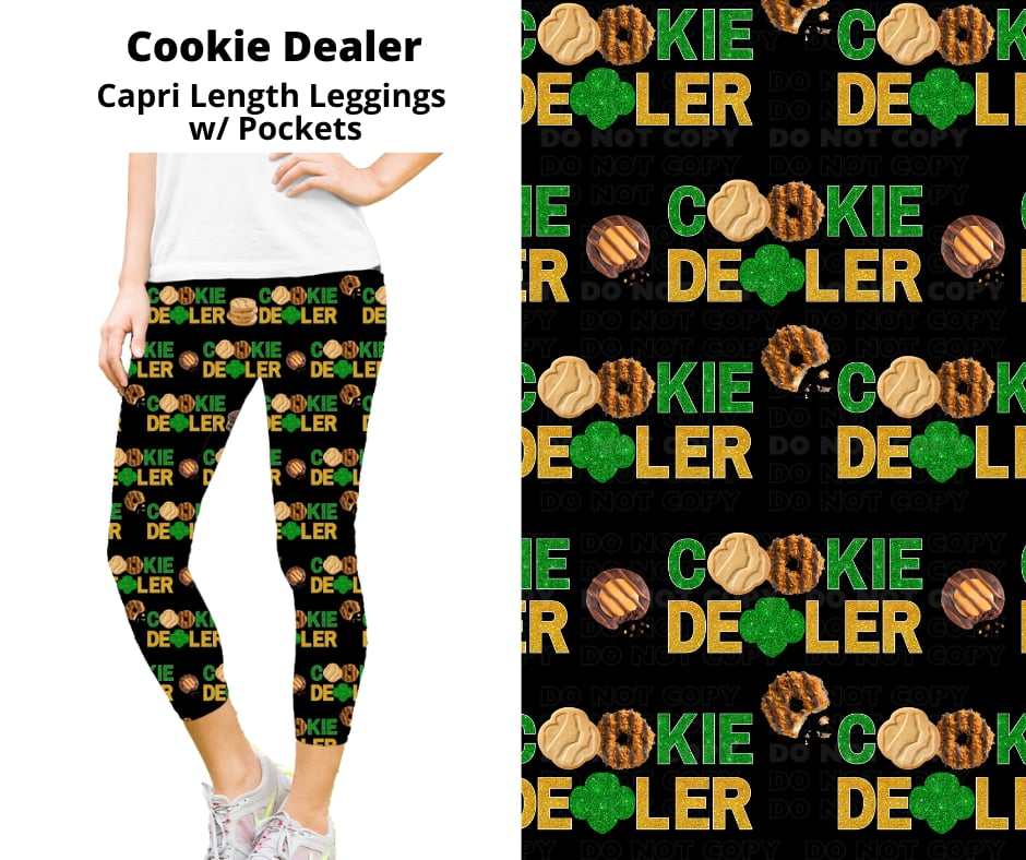 Cookie Dealer Capri Length Leggings with Pockets Preorder Closes 9/17 ETA December