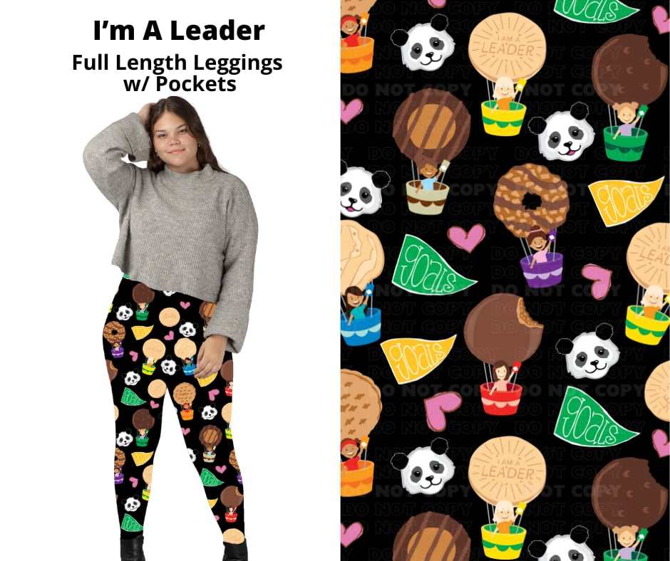 I'm a Leader Full Length Leggings with Pockets Preorder Closes 9/17 ETA DECEMBER