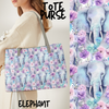 TRIPLE BAG RUN - ELPHANT- TOTE PURSE - PREORDER CLOSING 5/26 ETA END OF JULY/EARLY AUGUST