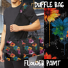 TRIPLE BAG RUN - FLOWER PAINT- DUFFLE BAG - PREORDER CLOSING 5/26 ETA END OF JULY/EARLY AUGUST