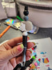 Load image into Gallery viewer, Hedgehog Silicone Beaded Pen or Keychain