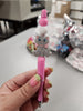 Load image into Gallery viewer, Grey Cat Silicone Beaded Pen or Keychain