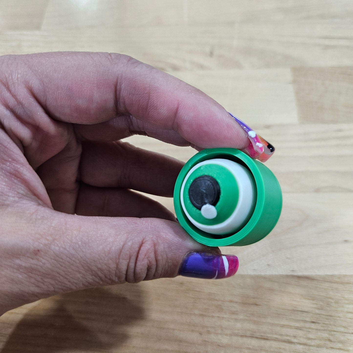 6 PACK- 3D PRINTED SPOOKY CLICKER FIDGETS