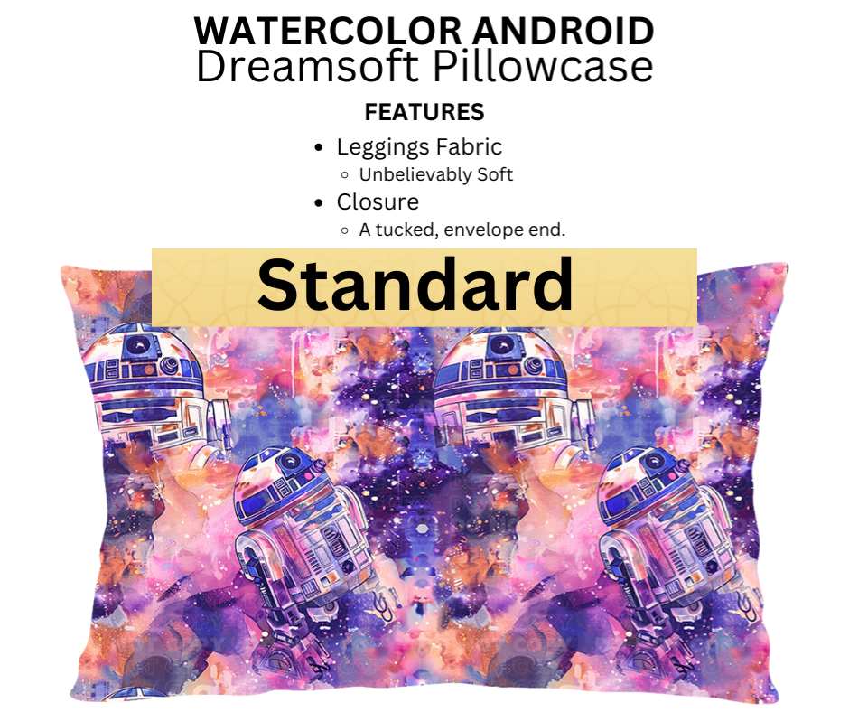 Watercolor Android Dreamsoft Pillowcases