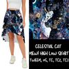 HIGH LOW SKORT - CELESTIAL CAT -PREORDER CLOSING 6/2 ETA END OF JULY/EARLY AUG