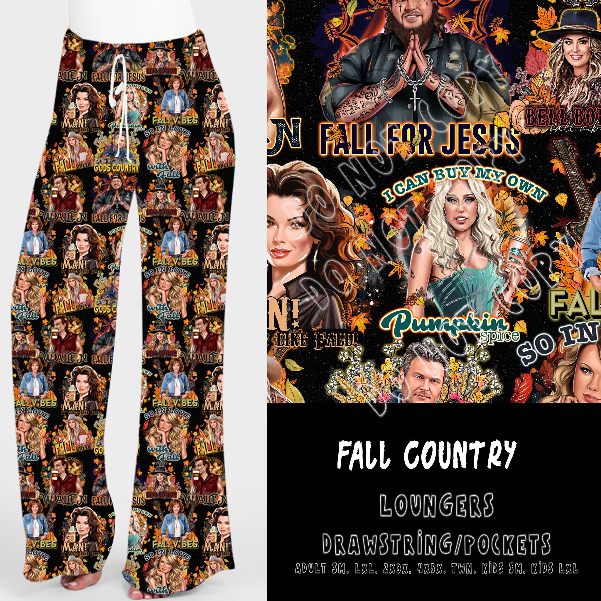 COUNTRY FALL RUN- LOUNGER - PREORDER CLOSING 8/4 ETA END OF SEPT