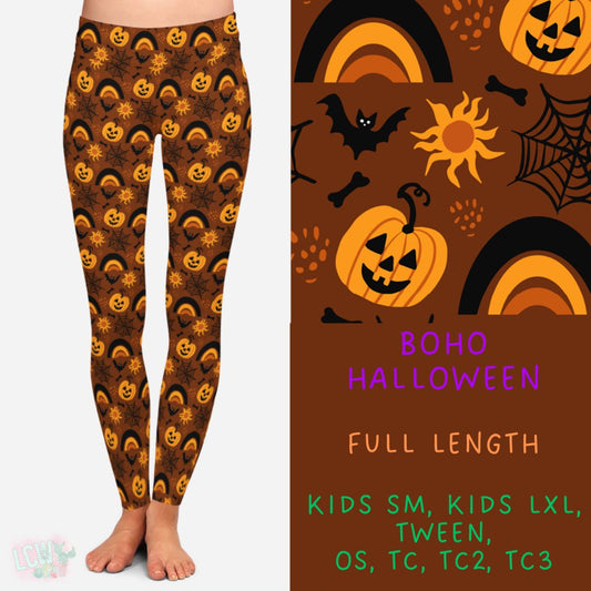 Ready to Ship - Boho Halloween Legging - TC3