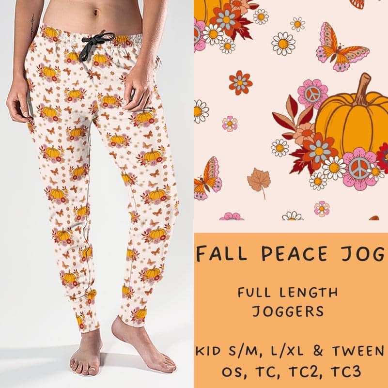 Ready To Ship - Closes 9/10 - Fall Peace Joggers