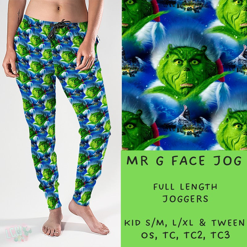 Ready To Ship -  Mr. G. Face Joggers