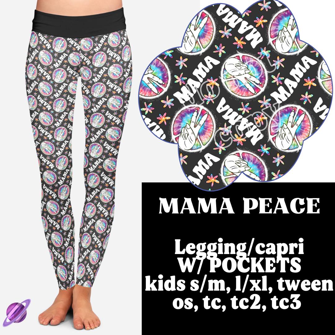 MAMA PEACE- B86- LEGGING/CAPRI  PREORDER CLOSING 1/21 ETA APRIL