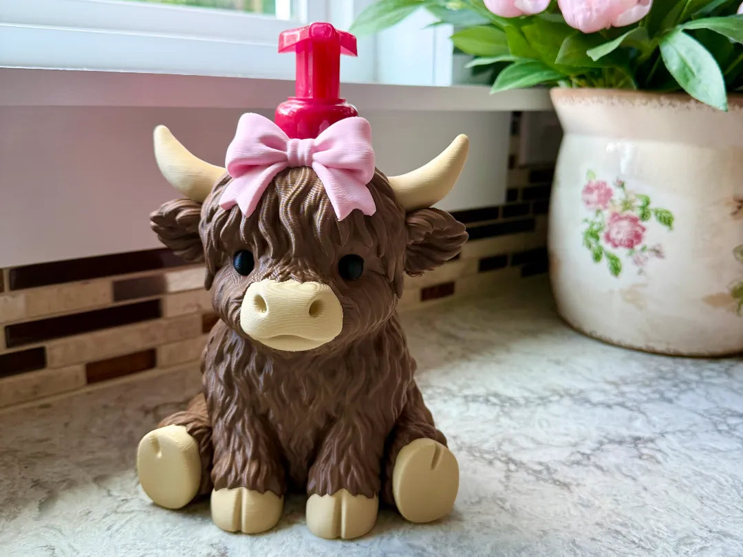 HIGHLAND COW SOAP HOLDER- 3D PRINTED
